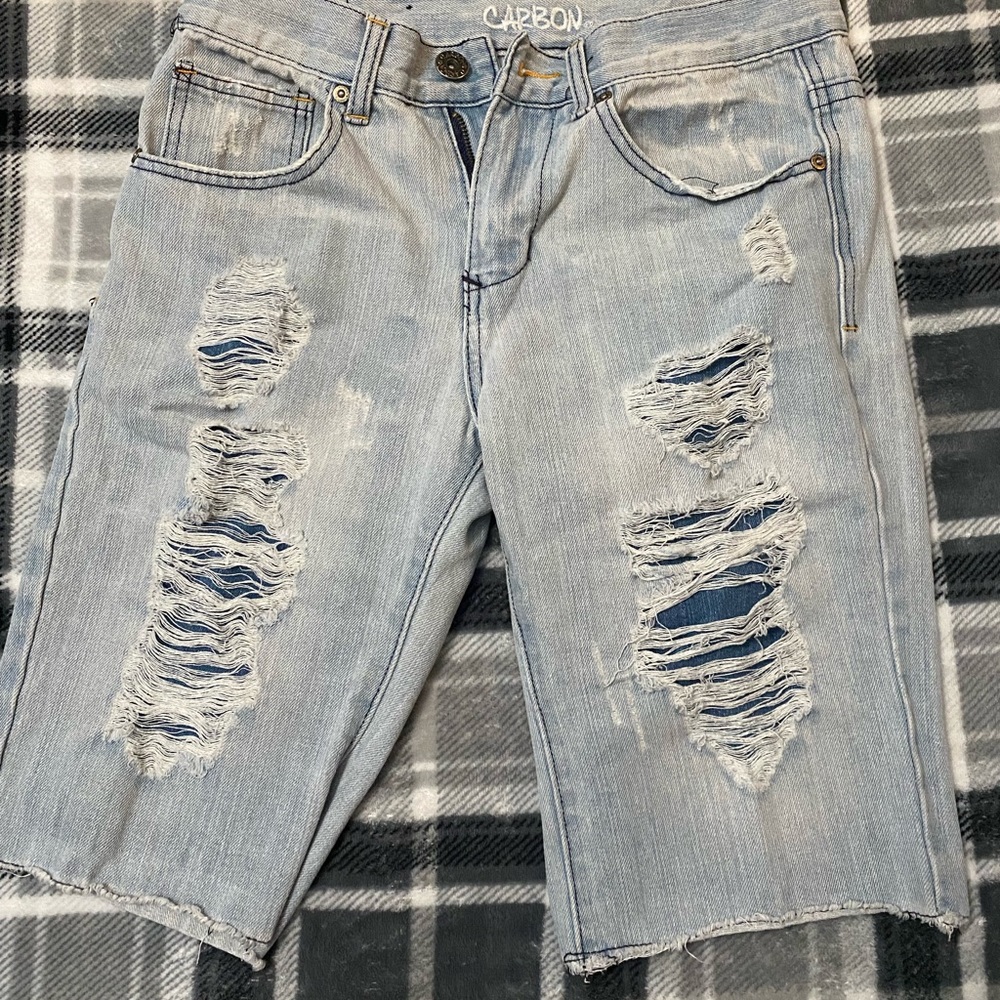 Carbon mens shorts size 28w